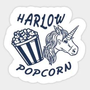 Harlow And Popcorn Funny Popcorn The Pony Sticker